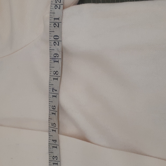 Vintage Elegant Fashions Cream Ivory Wool Swing Coat blazer shawl collar - Picture 9 of 11